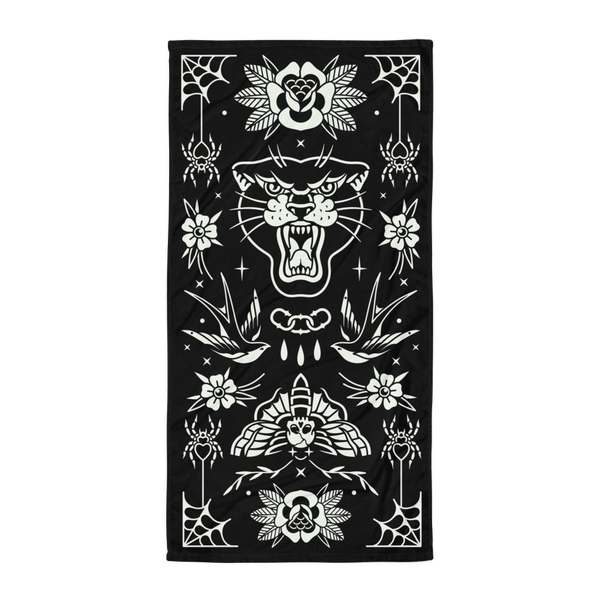 Old School Ink Towel - Goth Cloth Co.3201701_8874