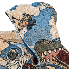 One - of - One Handmade Dragon Ball Z Fleece Hoodie (XL) - Goth Cloth Co.