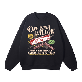 One Wish Willow Vintage Fleeced Sweatshirt - Goth Cloth Co.gymwear260813PODRA0868001