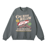 One Wish Willow Vintage Fleeced Sweatshirt - Goth Cloth Co.gymwear260813PODRA0868006