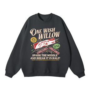 One Wish Willow Vintage Fleeced Sweatshirt - Goth Cloth Co.gymwear260813PODRA0868011