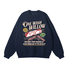 One Wish Willow Vintage Fleeced Sweatshirt - Goth Cloth Co.gymwear260813PODRA0868021