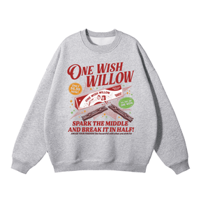 One Wish Willow Vintage Fleeced Sweatshirt - Goth Cloth Co.gymwear260813PODRA0871006