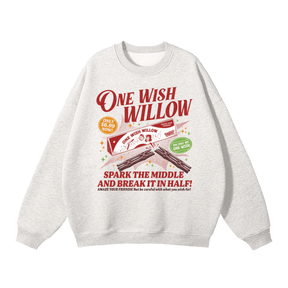 One Wish Willow Vintage Fleeced Sweatshirt