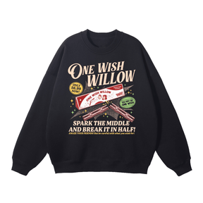 One Wish Willow Vintage Fleeced Sweatshirt