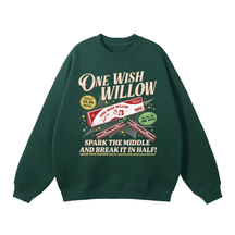 One Wish Willow Vintage Fleeced Sweatshirt - Goth Cloth Co.gymwear261010PODRA2098#016