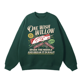 One Wish Willow Vintage Fleeced Sweatshirt