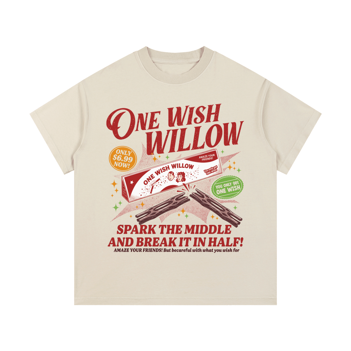 One Wish Willow Vintage Wash Cotton T-Shirt - Goth Cloth Co.gymwear260813PODPQ0802001