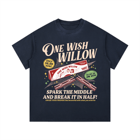 One Wish Willow Vintage Wash Cotton T-Shirt - Goth Cloth Co.gymwear260813PODPQ0804006