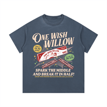 One Wish Willow Vintage Wash Cotton T-Shirt - Goth Cloth Co.gymwear260813PODPQ0804011