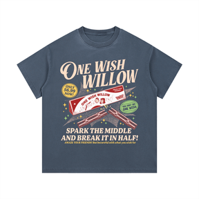 One Wish Willow Vintage Wash Cotton T-Shirt - Goth Cloth Co.gymwear260813PODPQ0804011