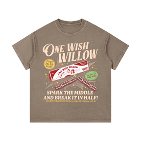 One Wish Willow Vintage Wash Cotton T-Shirt - Goth Cloth Co.gymwear260813PODPQ0804016