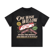 One Wish Willow Vintage Wash Cotton T-Shirt - Goth Cloth Co.gymwear261010PODPQ1812#001