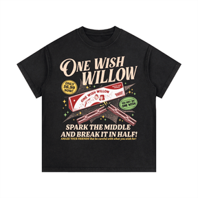 One Wish Willow Vintage Wash Cotton T-Shirt