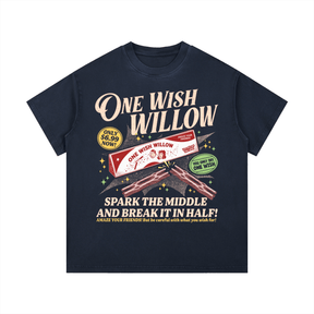 One Wish Willow Vintage Wash Cotton T-Shirt
