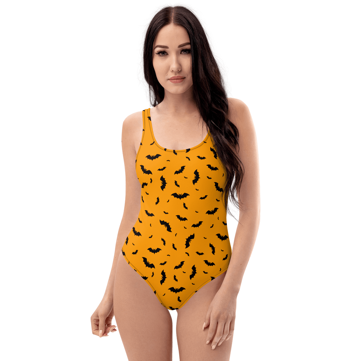 Orange Eclipse One-Piece Swimsuit - Goth Cloth Co.5939080_9014