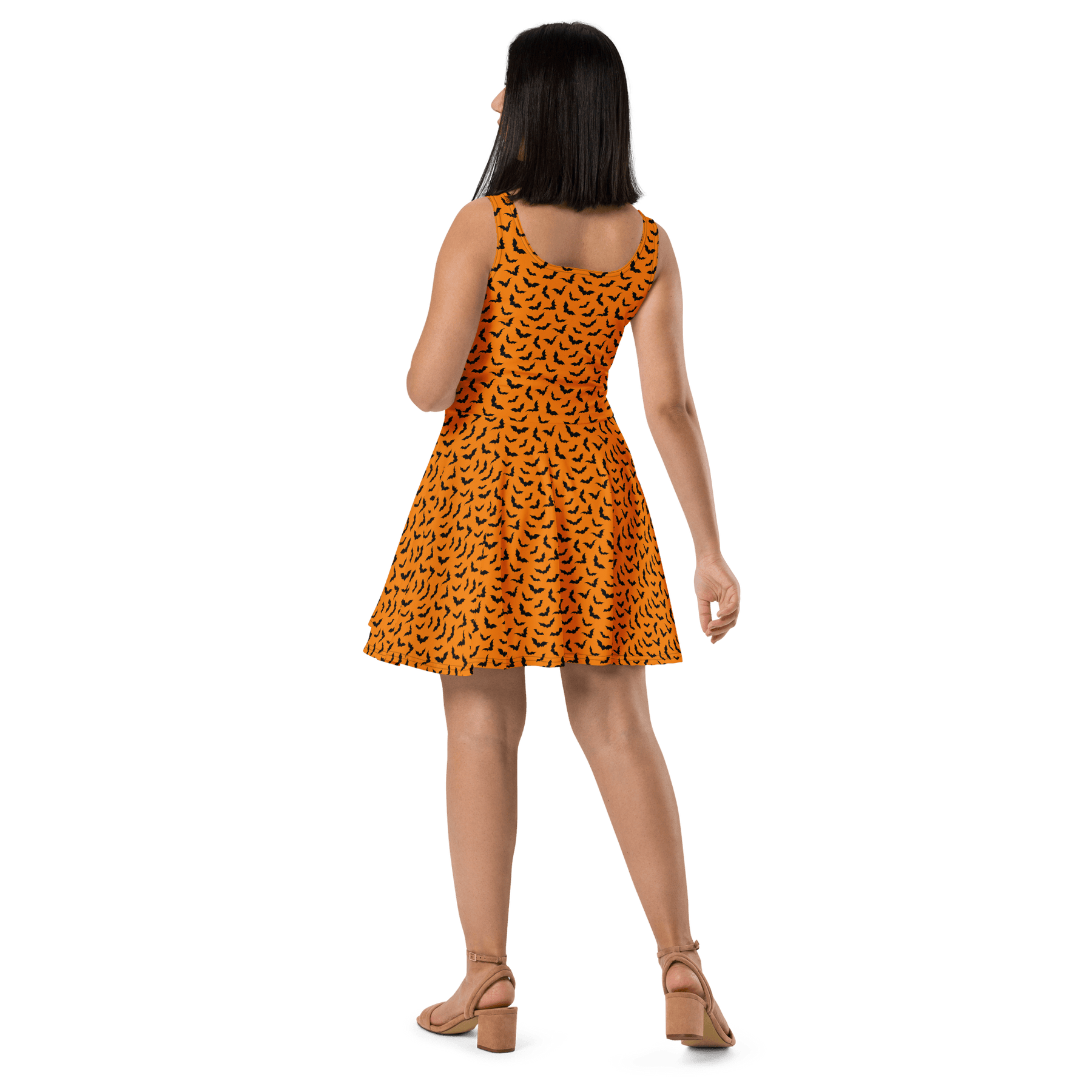 Orange Eclipse Skater Dress - Goth Cloth Co.8498972_9613