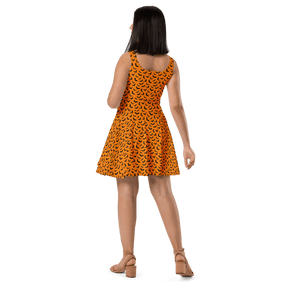 Orange Eclipse Skater Dress - Goth Cloth Co.8498972_9613