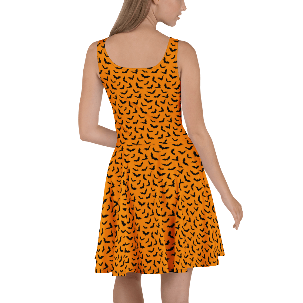 Orange Eclipse Skater Dress - Goth Cloth Co.8498972_9613