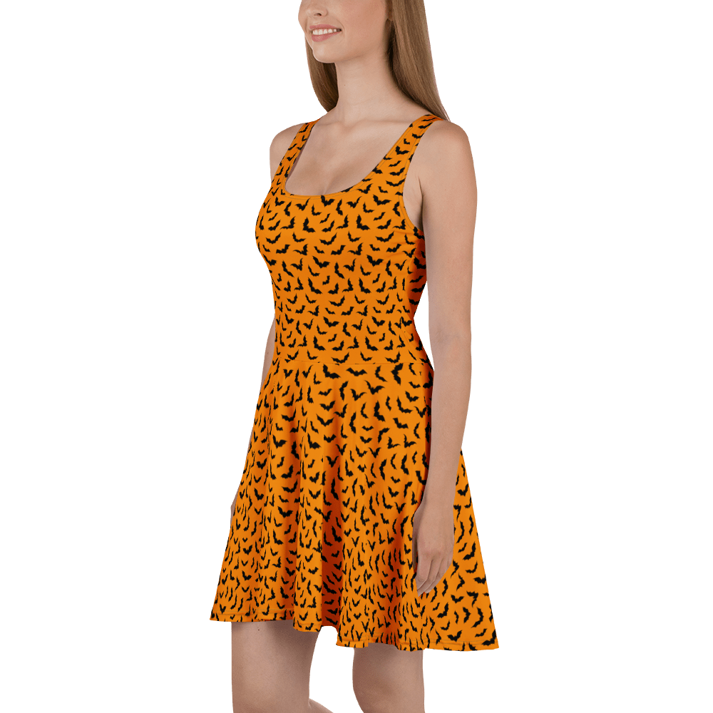 Orange Eclipse Skater Dress - Goth Cloth Co.8498972_9613