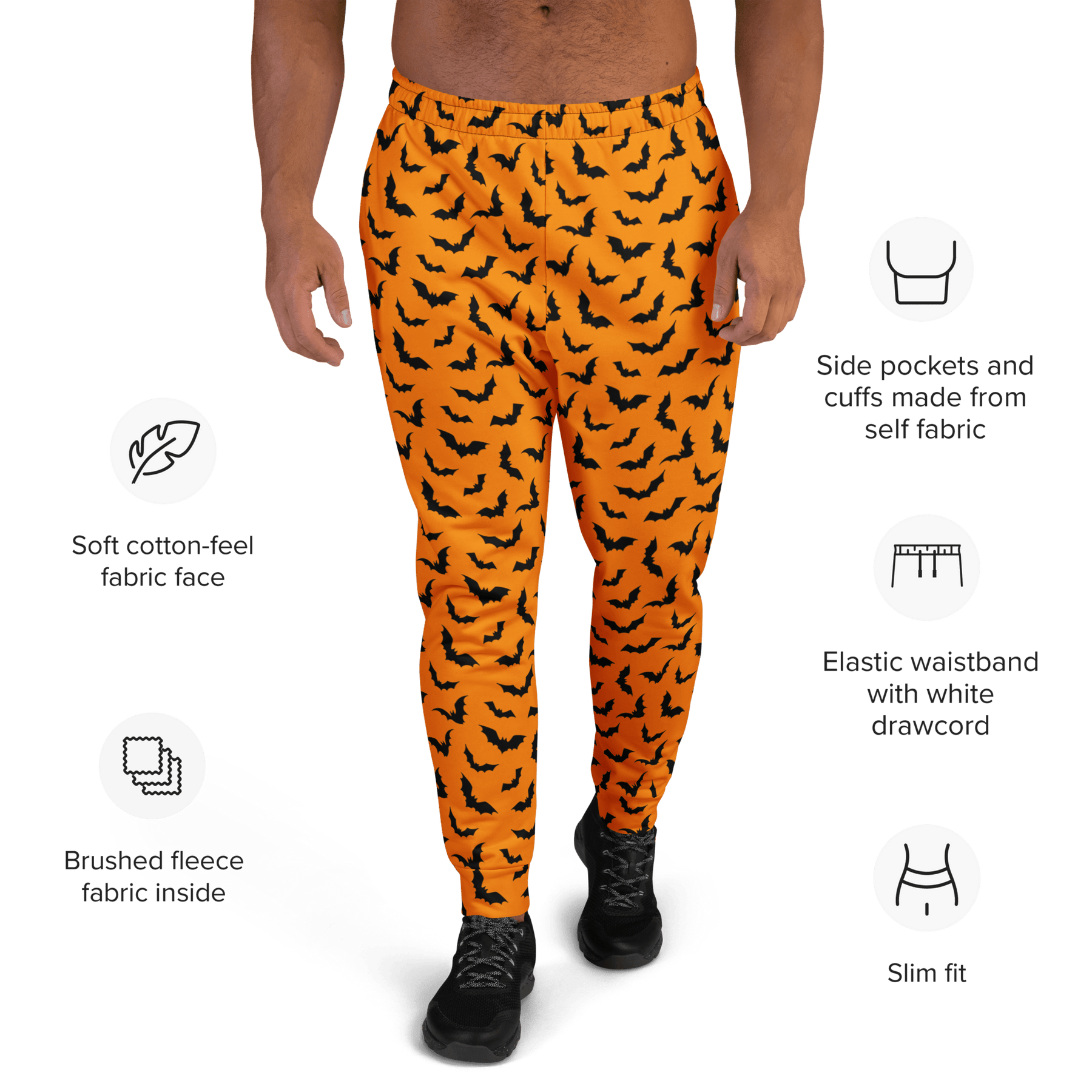 Orange Eclipse Unisex Joggers - Goth Cloth Co.6450513_11033