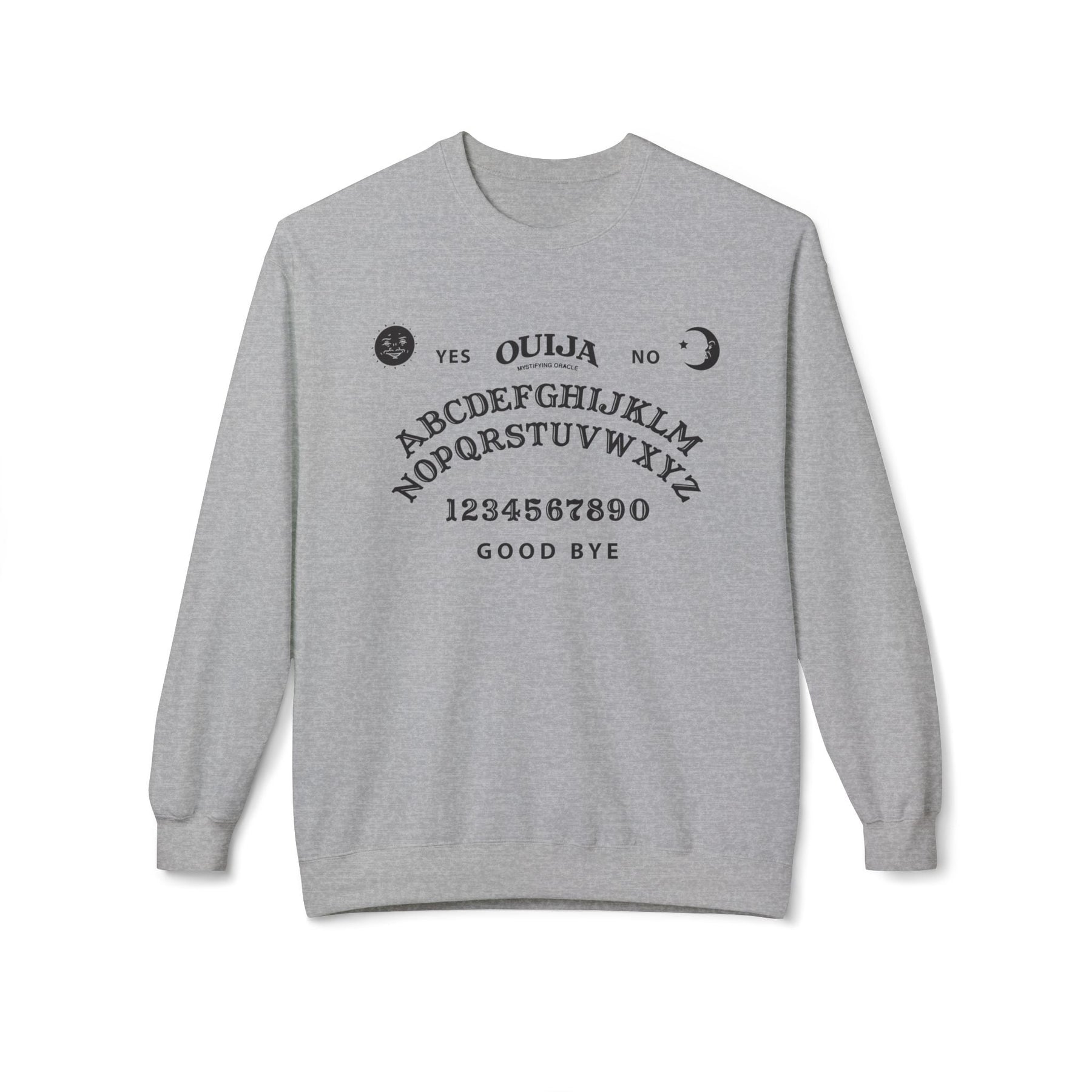 Ouija Board Fleece Crewneck Sweatshirt - Goth Cloth Co.Sweatshirt10002186924182214026