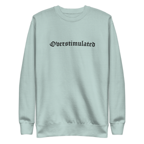 Overstimulated Embroidered Sweatshirt - Goth Cloth Co.9719745_13950