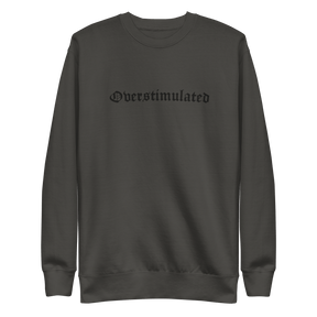 Overstimulated Embroidered Sweatshirt - Goth Cloth Co.9719745_20363
