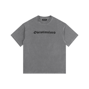 Overstimulated Vintage Washed Oversized T-Shirt - Goth Cloth Co.260716PODPQ1579017
