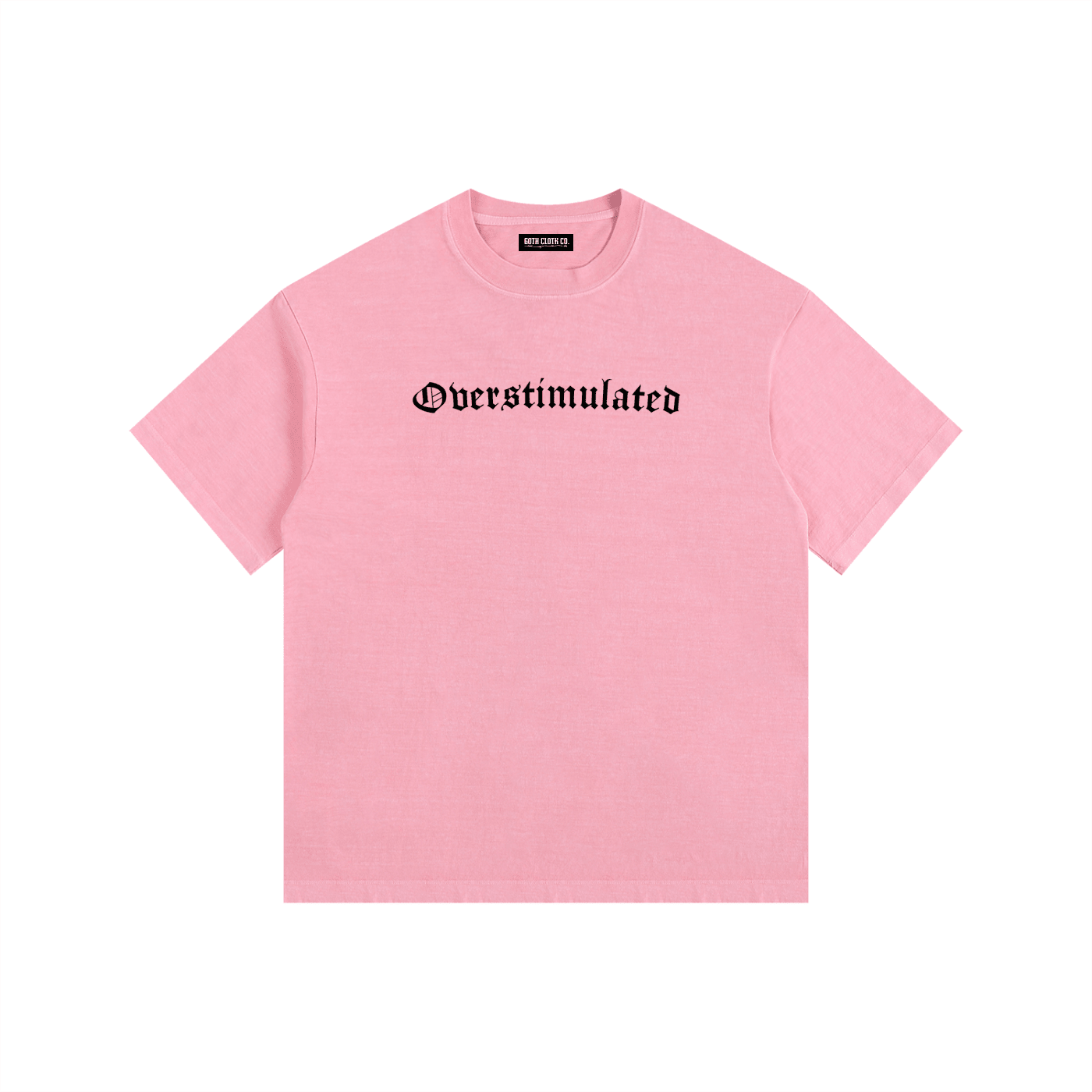Overstimulated Vintage Washed Oversized T-Shirt - Goth Cloth Co.260716PODPQ1579025