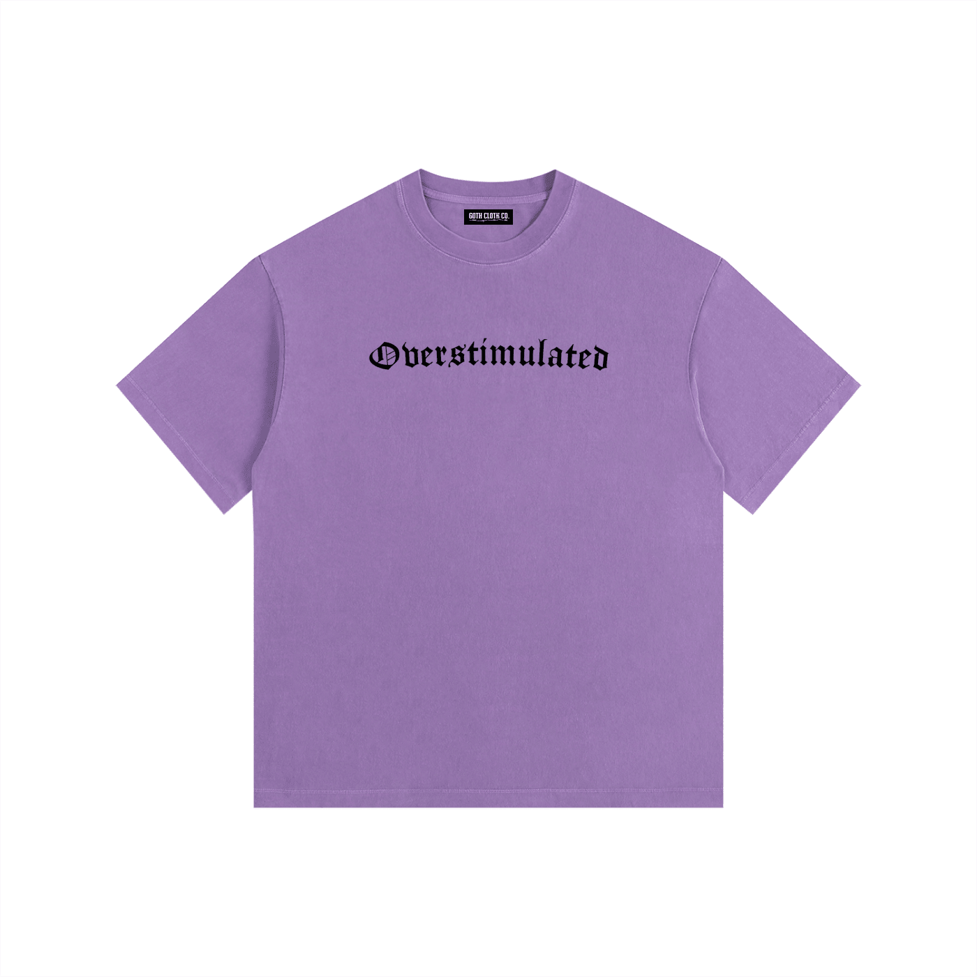 Overstimulated Vintage Washed Oversized T-Shirt - Goth Cloth Co.260716PODPQ1579033