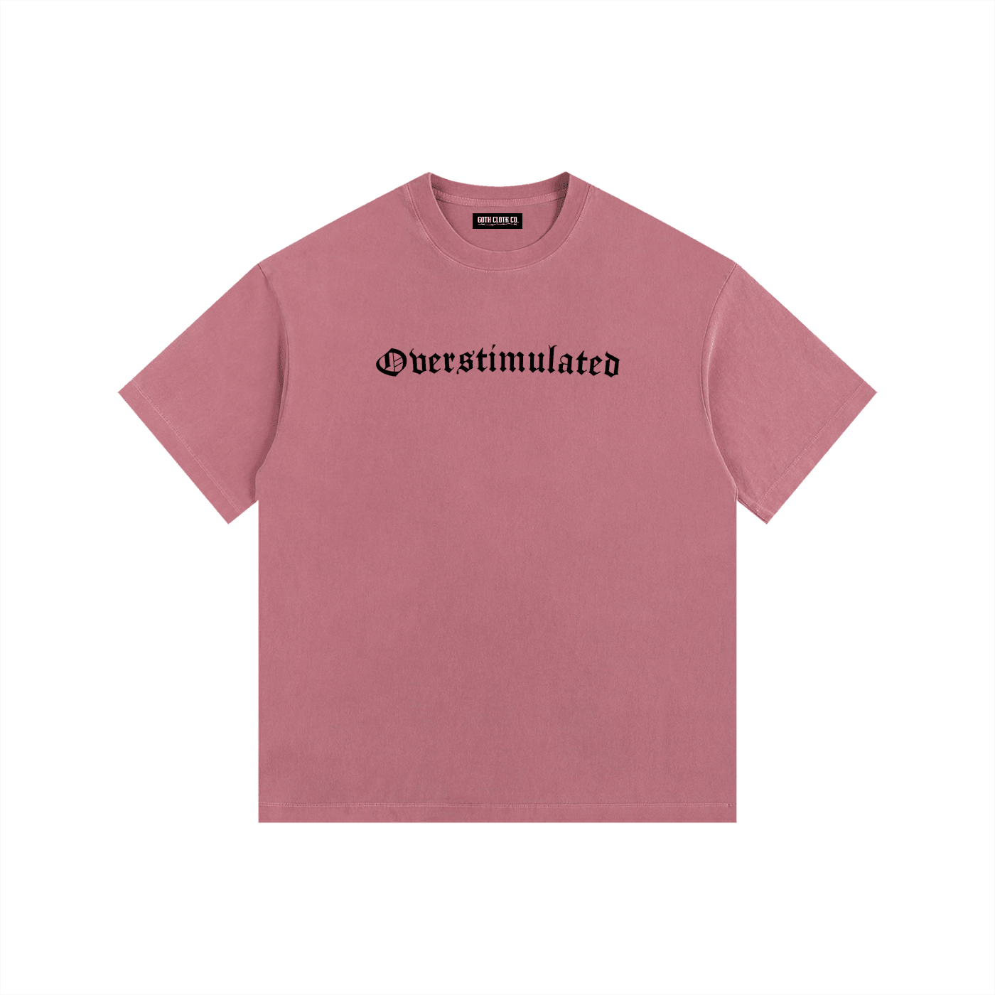 Overstimulated Vintage Washed Oversized T-Shirt - Goth Cloth Co.260716PODPQ1579041