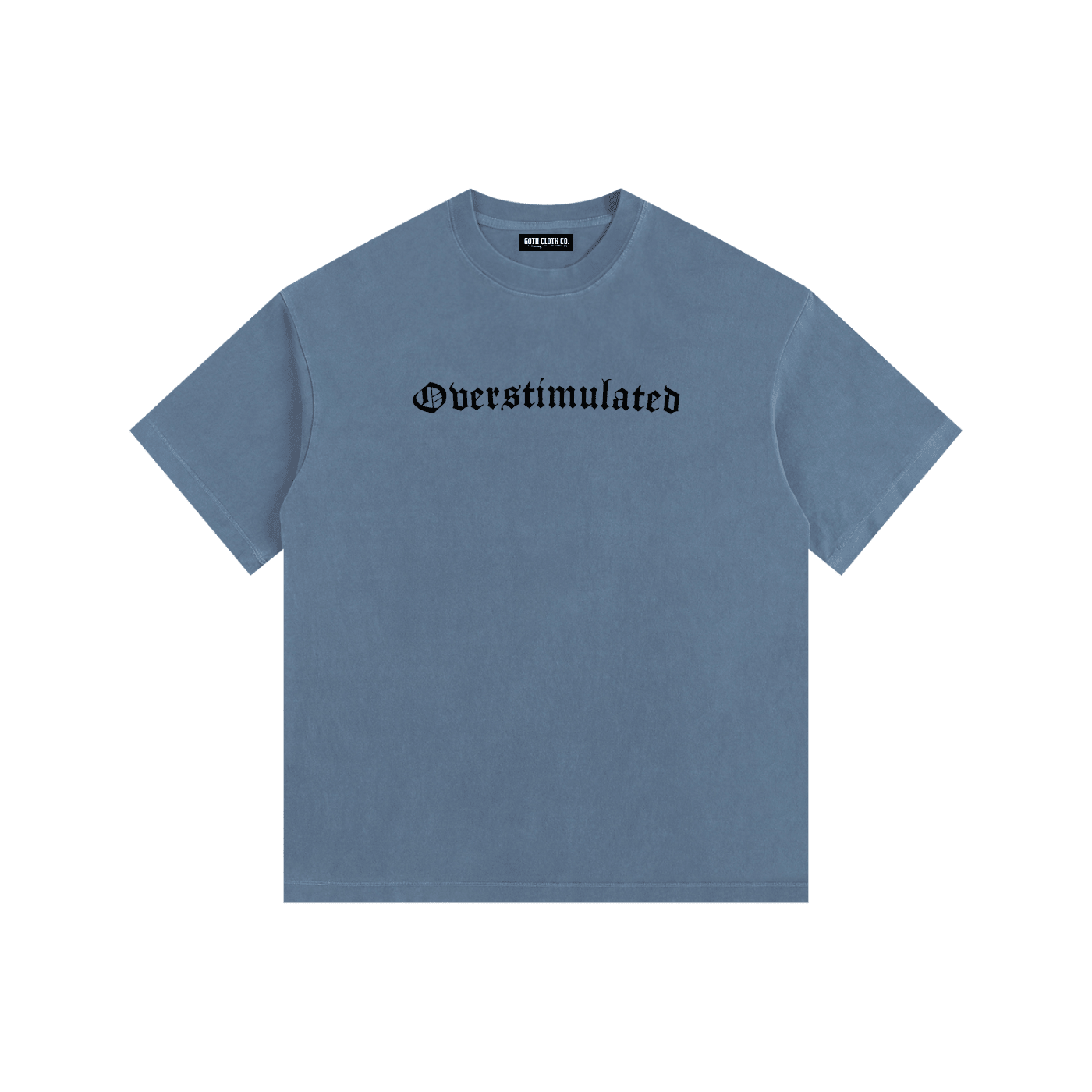Overstimulated Vintage Washed Oversized T-Shirt - Goth Cloth Co.260716PODPQ1579049