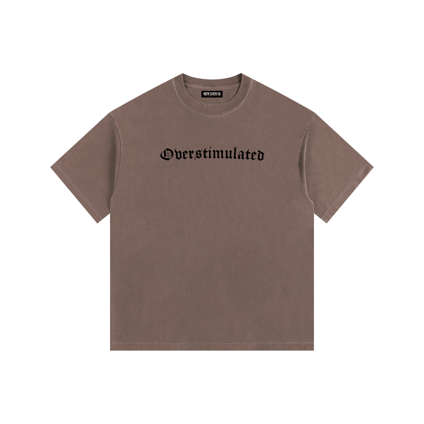 Overstimulated Vintage Washed Oversized T-Shirt - Goth Cloth Co.260716PODPQ1579057