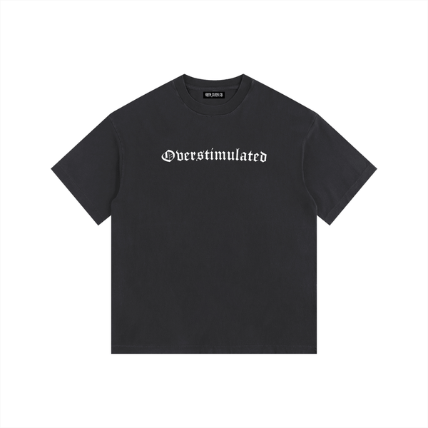 Overstimulated Vintage Washed Oversized T-Shirt - Goth Cloth Co.260716PODPQ1583001