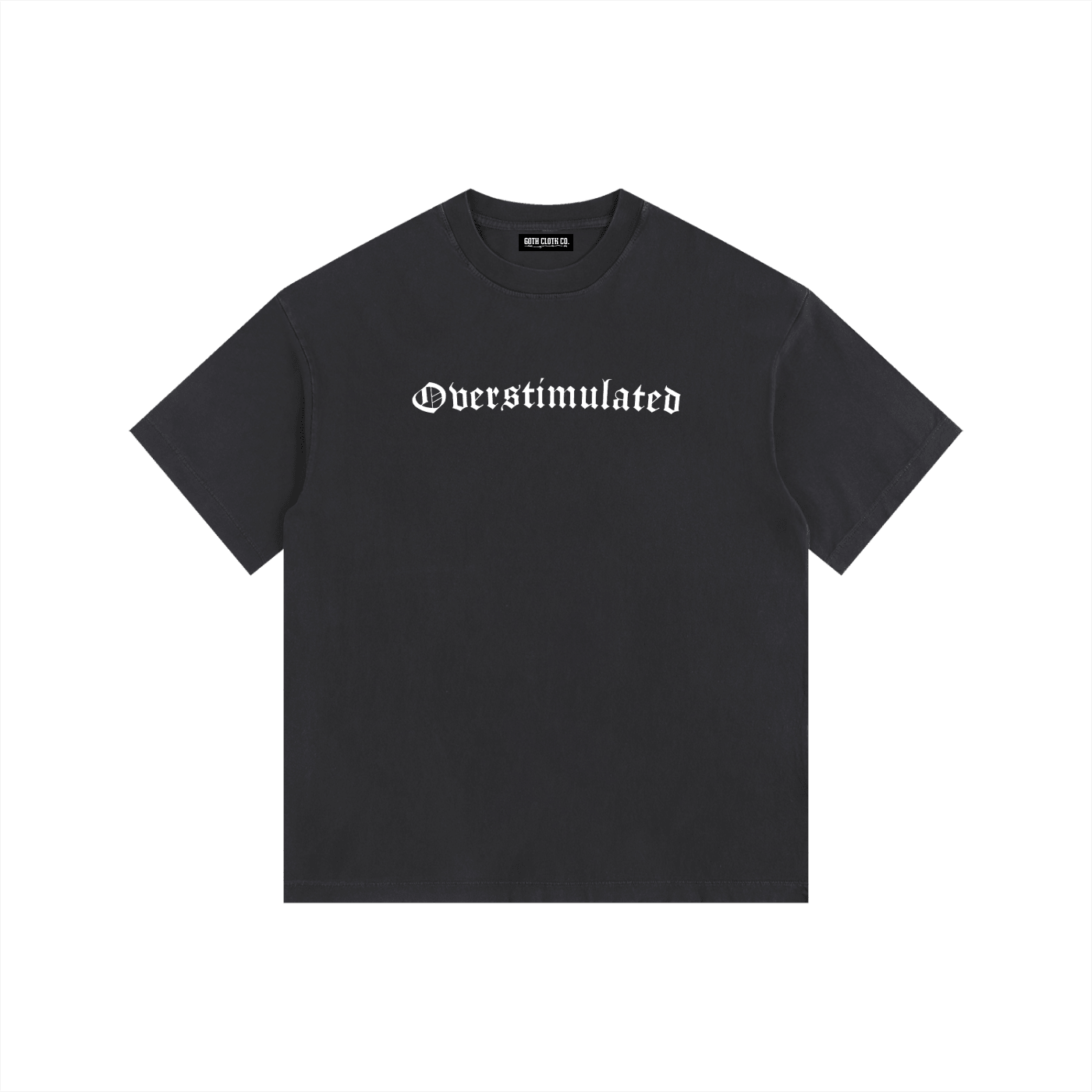 Overstimulated Vintage Washed Oversized T-Shirt - Goth Cloth Co.260716PODPQ1583001