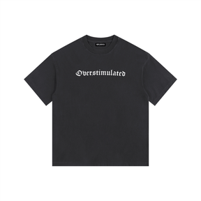 Overstimulated Vintage Washed Oversized T-Shirt - Goth Cloth Co.260716PODPQ1583001