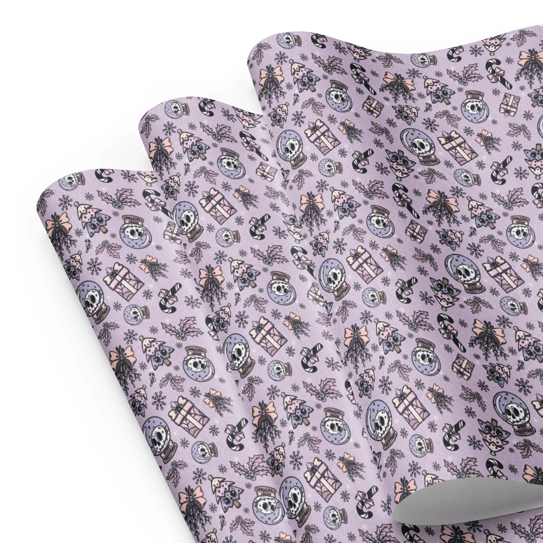 Pastel Goth Spooky Holiday Gift Wrap (3 Sheets) - Goth Cloth Co.1447648_17373