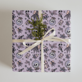 Pastel Goth Spooky Holiday Gift Wrap (3 Sheets) - Goth Cloth Co.1447648_17373