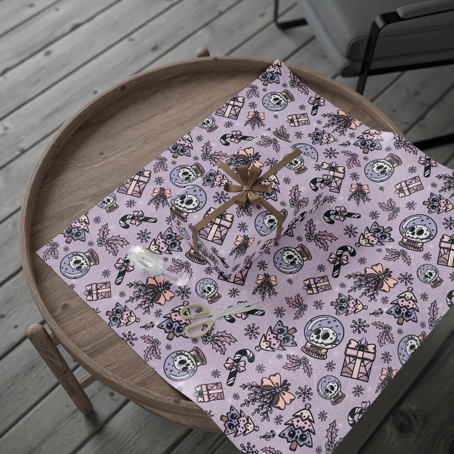 Pastel Goth Spooky Holiday Gift Wrap - Goth Cloth Co.Home Decor27946507525897781976