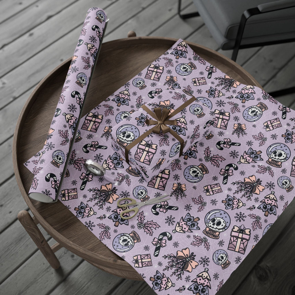 Pastel Goth Spooky Holiday Gift Wrap - Goth Cloth Co.Home Decor31916780917122079090