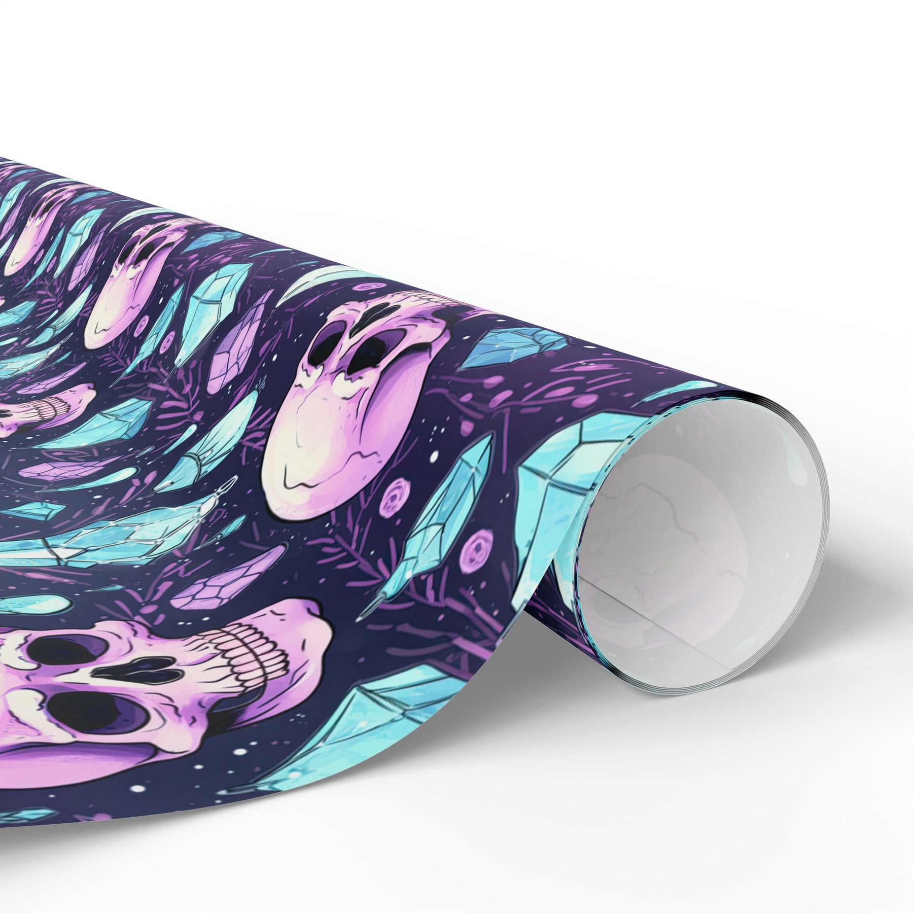 Pastel Purple Gothic Wrapping Paper: Skulls & Crystals - Goth Cloth Co.Home Decor63474464734791373651