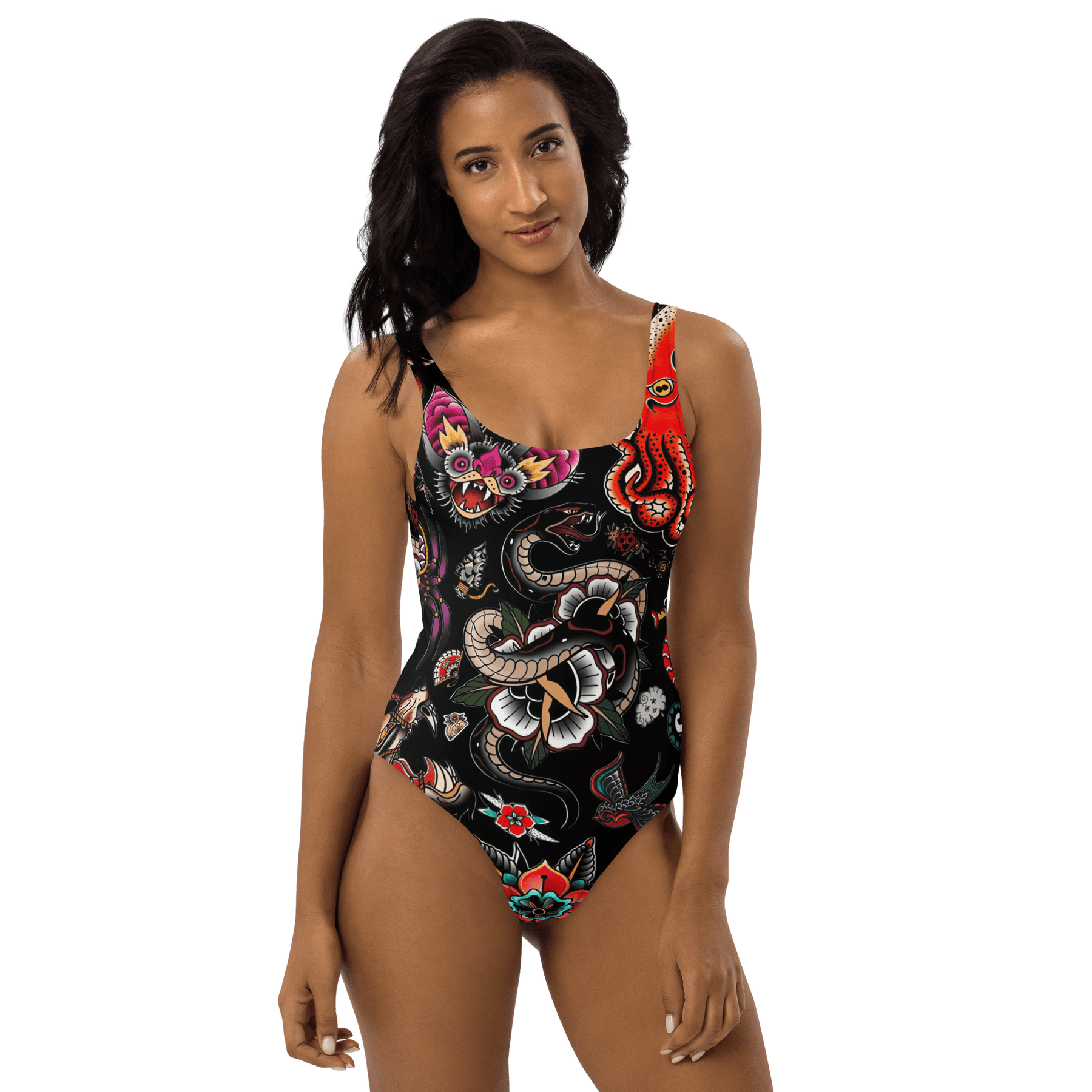 Phantom Flash One - Piece Swimsuit - Goth Cloth Co.6777904_9014