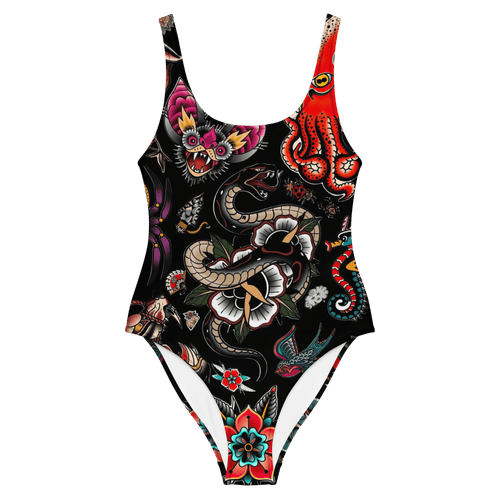 Phantom Flash One - Piece Swimsuit - Goth Cloth Co.6777904_9014