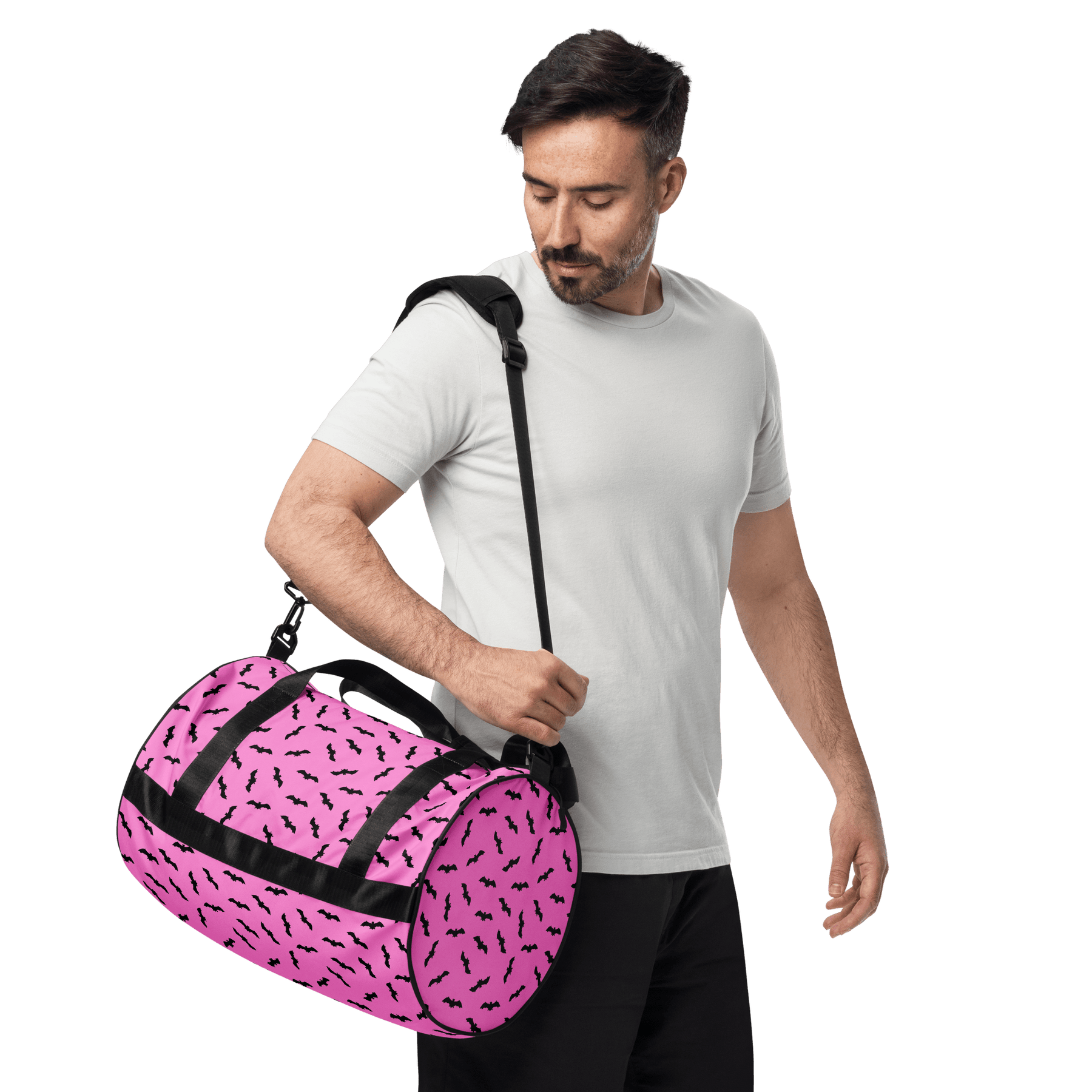 Pink Bats Gym Bag - Goth Cloth Co.7419802_15155