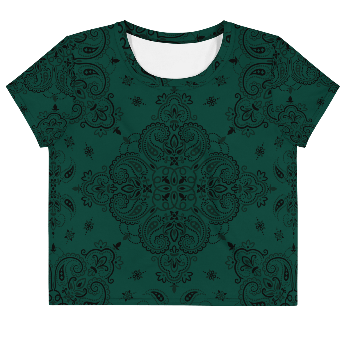 Poison Paisley Crop Top - Goth Cloth Co.2974040_9340