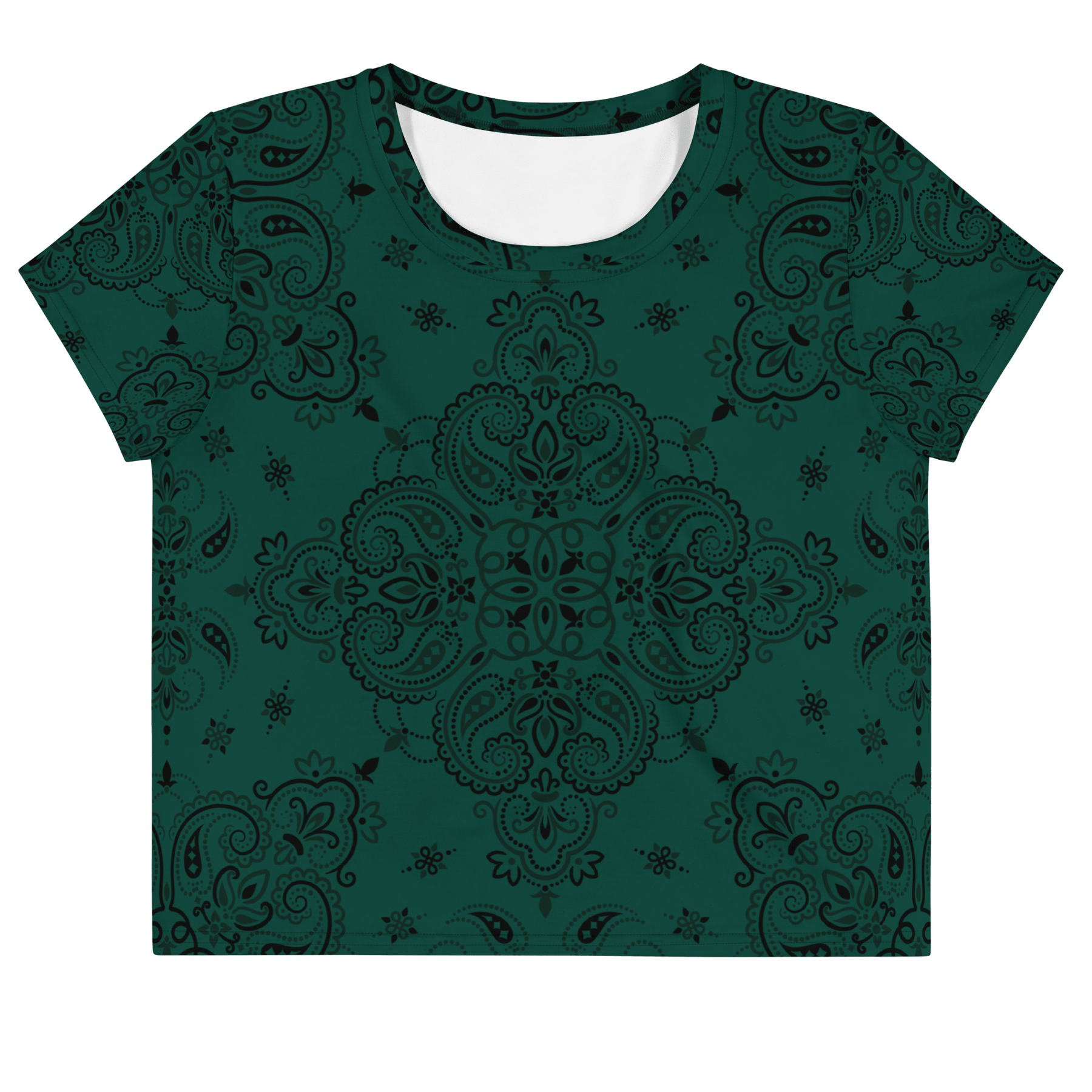 Poison Paisley Crop Top - Goth Cloth Co.2974040_9340
