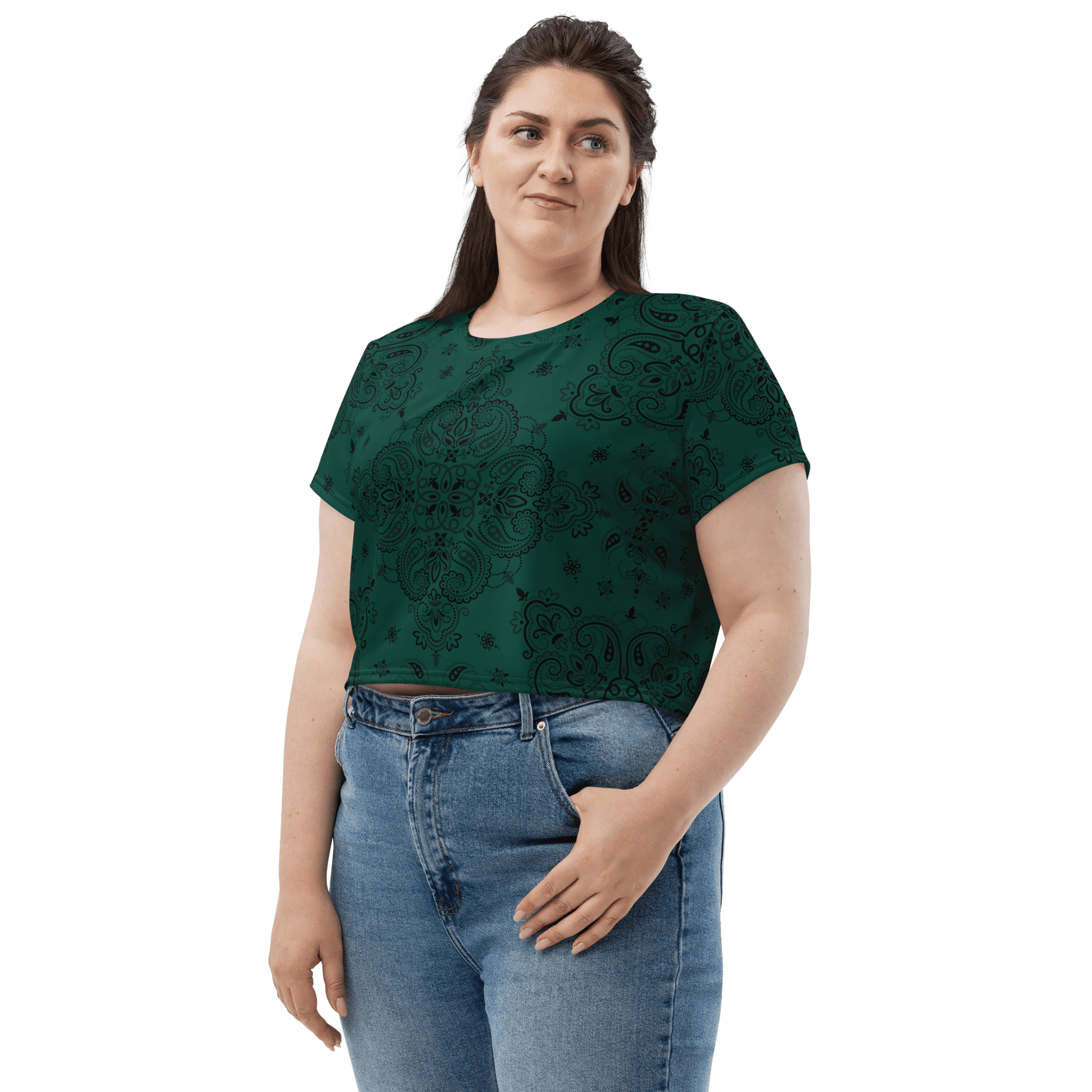 Poison Paisley Crop Top - Goth Cloth Co.2974040_9340