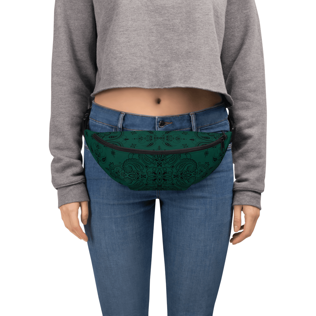 Poison Paisley Fanny Pack - Goth Cloth Co.5104712_9986
