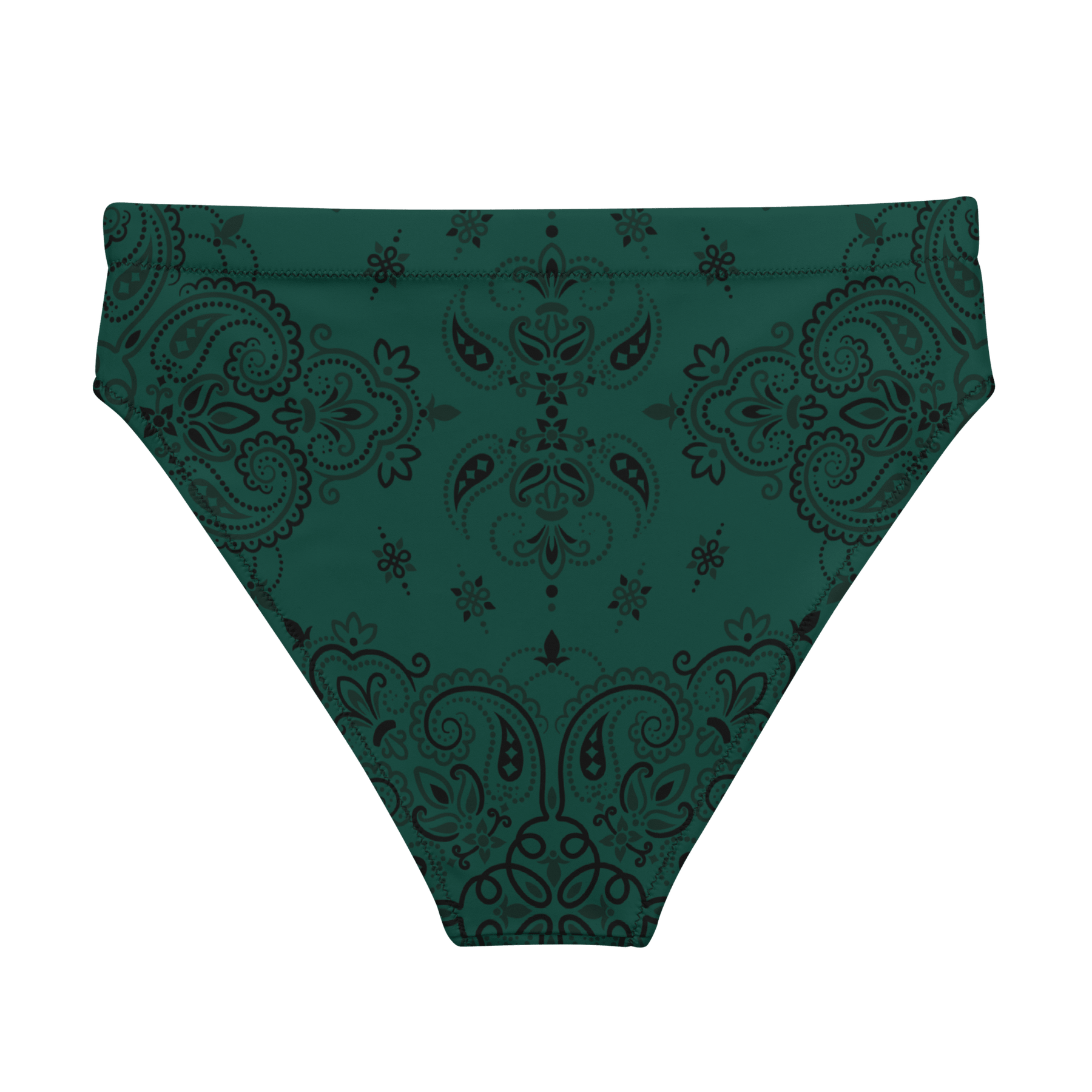 Poison Paisley High Waisted Sport Bikini Bottom - Goth Cloth Co.1555137_12042